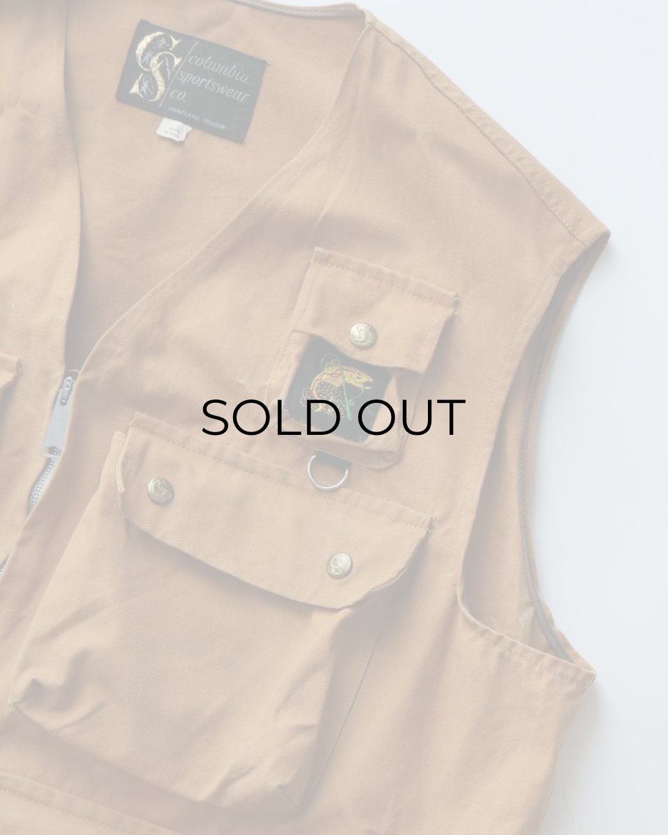 画像4: 60's Columbia Sportswear Co. COTTON DUCK FISHING VEST (4)