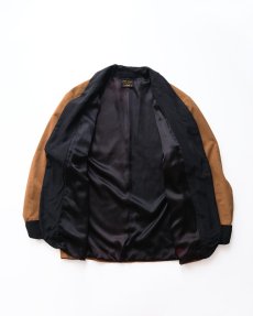 画像2: 50's Idol Hour VELVET x SATEEN TUXEDO JACKET (2)