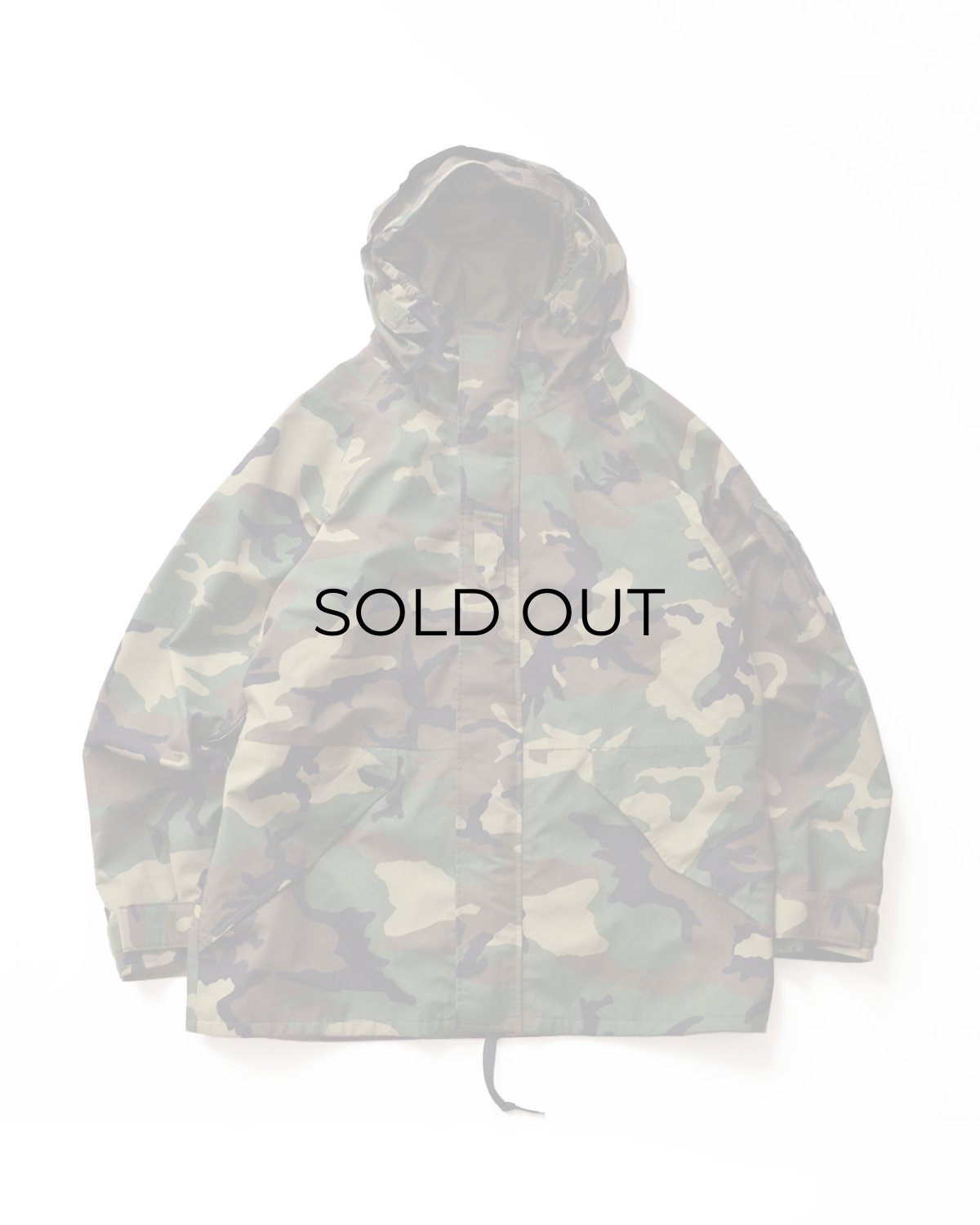 画像1: 90's US ARMY GORE-TEX WOODLAND CAMOUFLAGE COLD WEATHER PARKA 【SIZE : LARGE-LONG】 (1)