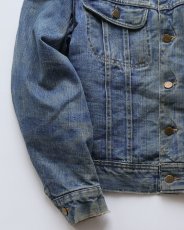 画像5: 70's Lee 220LJ "STORM RIDER" DENIM STRIPE BLANKET LINING JACKET (5)