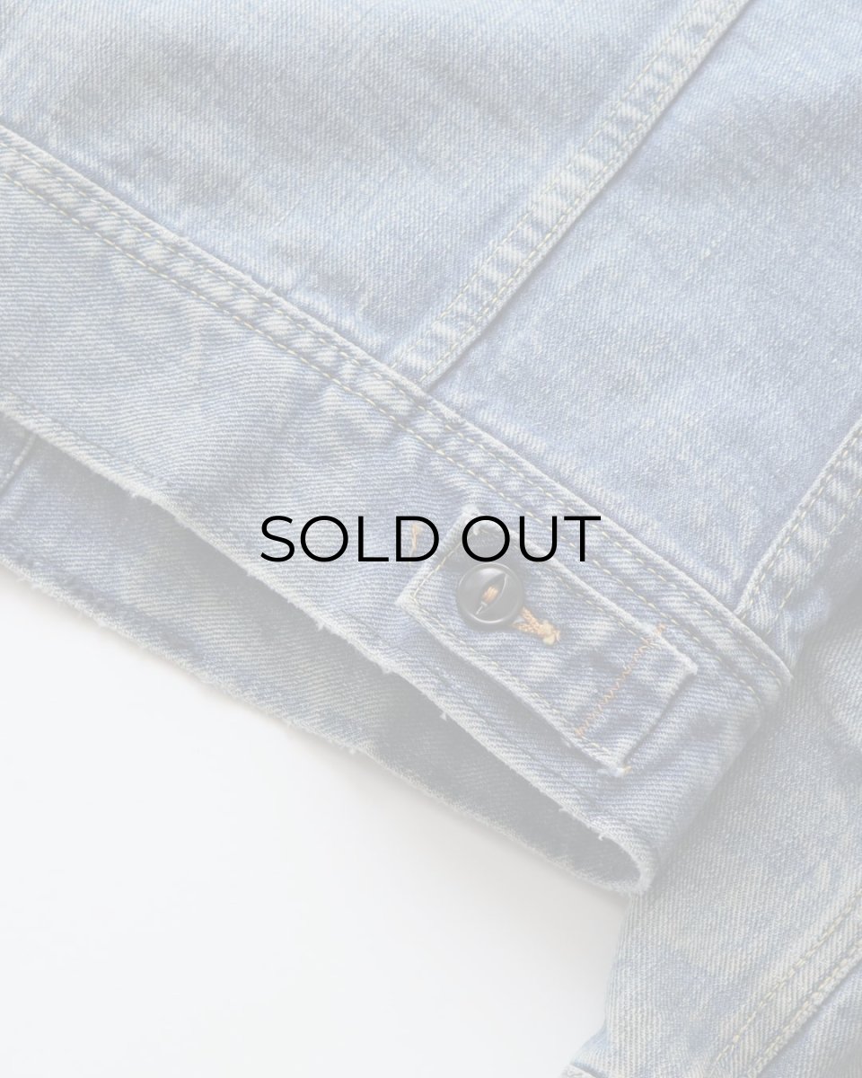 画像7: 70's Lee 220LJ "STORM RIDER" DENIM STRIPE BLANKET LINING JACKET (7)