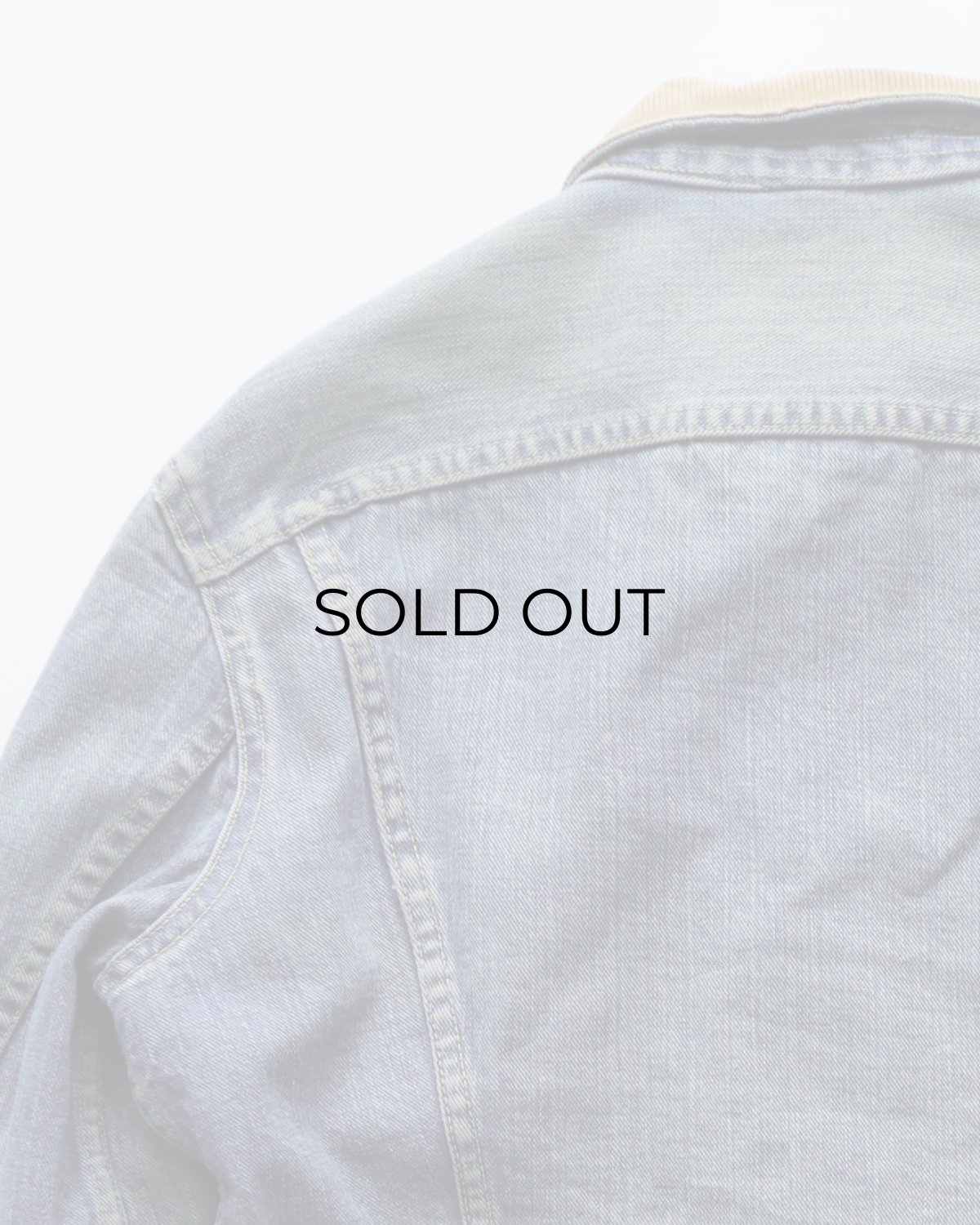 画像6: 70's Lee 220LJ "STORM RIDER" DENIM STRIPE BLANKET LINING JACKET (6)