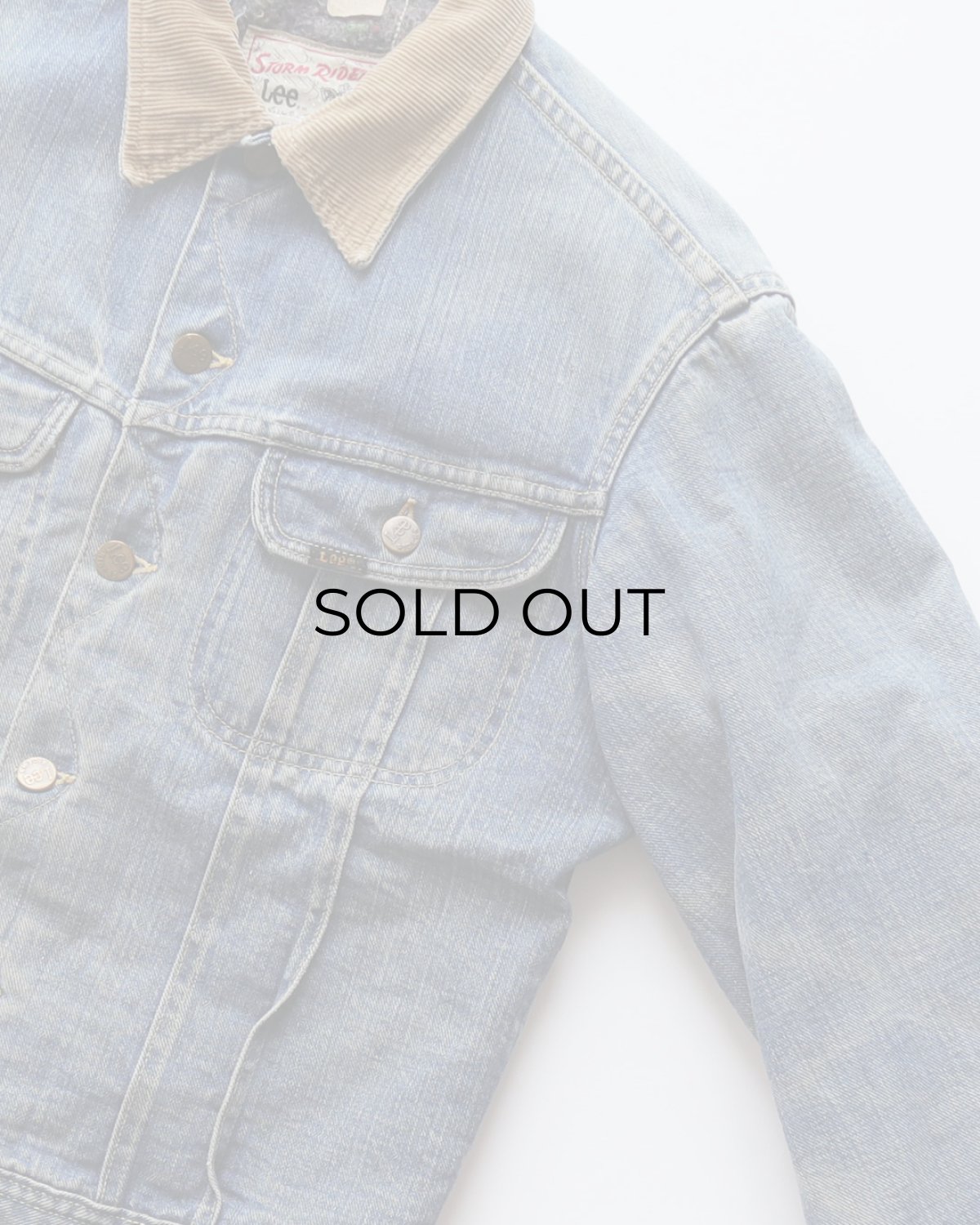 画像4: 70's Lee 220LJ "STORM RIDER" DENIM STRIPE BLANKET LINING JACKET (4)