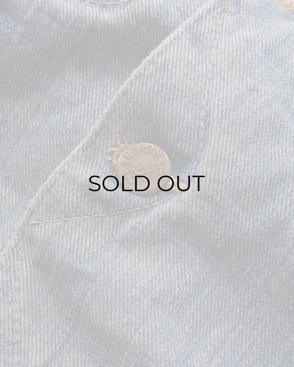 画像9: 70's Lee 220LJ "STORM RIDER" DENIM STRIPE BLANKET LINING JACKET (9)