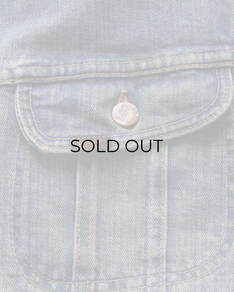 画像10: 70's Lee 220LJ "STORM RIDER" DENIM STRIPE BLANKET LINING JACKET (10)