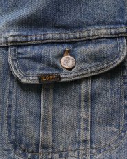 画像10: 70's Lee 220LJ "STORM RIDER" DENIM STRIPE BLANKET LINING JACKET (10)