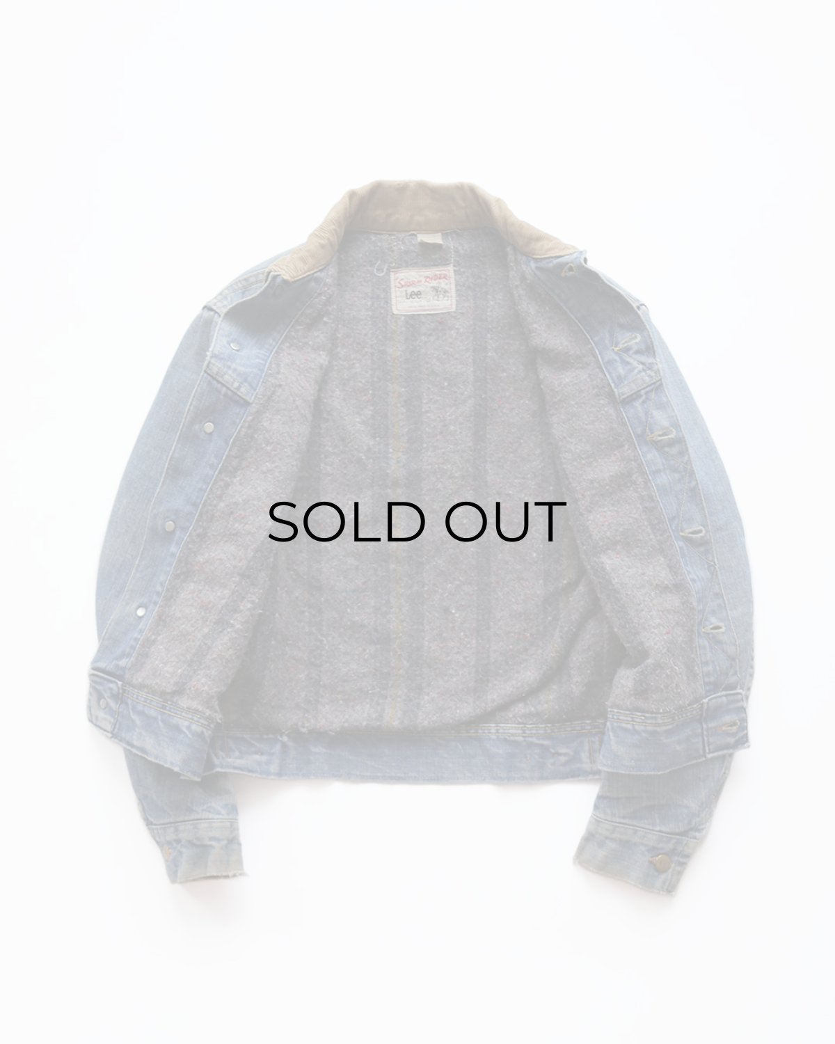 画像2: 70's Lee 220LJ "STORM RIDER" DENIM STRIPE BLANKET LINING JACKET (2)