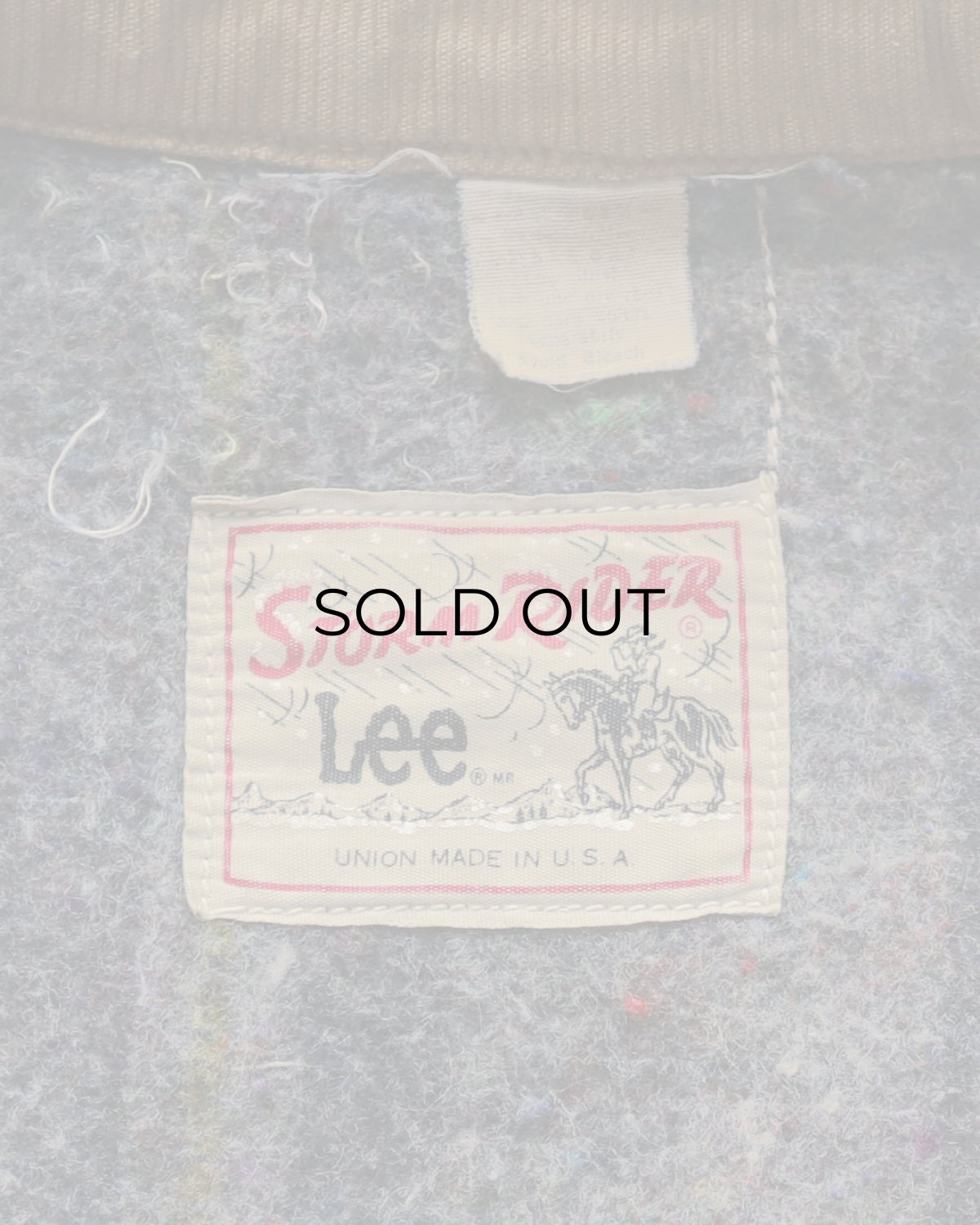 画像8: 70's Lee 220LJ "STORM RIDER" DENIM STRIPE BLANKET LINING JACKET (8)