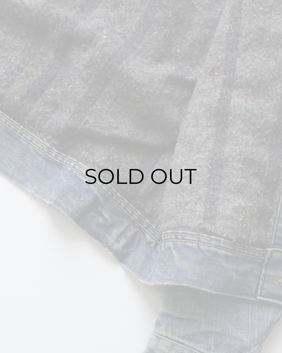 画像11: 70's Lee 220LJ "STORM RIDER" DENIM STRIPE BLANKET LINING JACKET (11)