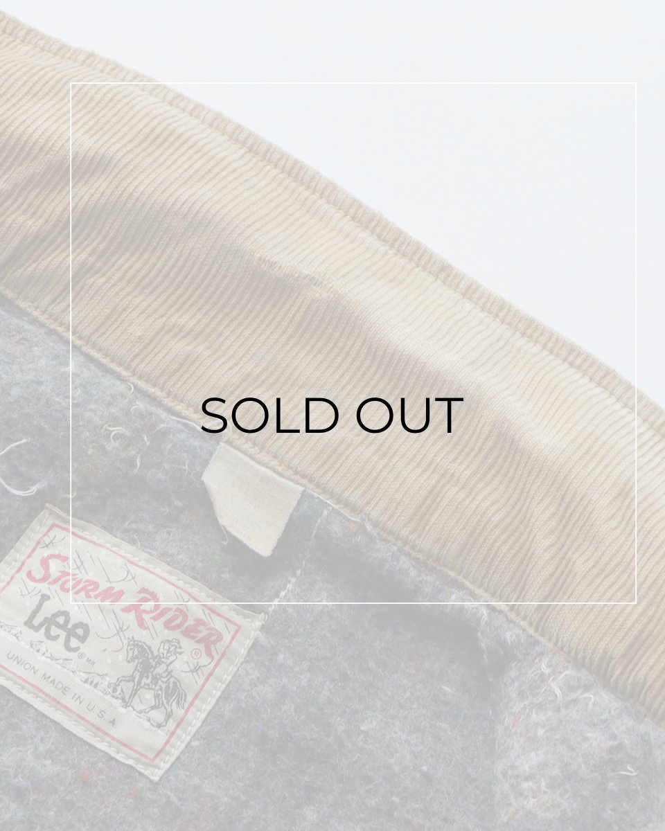 画像16: 70's Lee 220LJ "STORM RIDER" DENIM STRIPE BLANKET LINING JACKET (16)