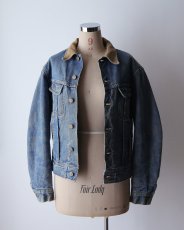 画像17: 70's Lee 220LJ "STORM RIDER" DENIM STRIPE BLANKET LINING JACKET (17)