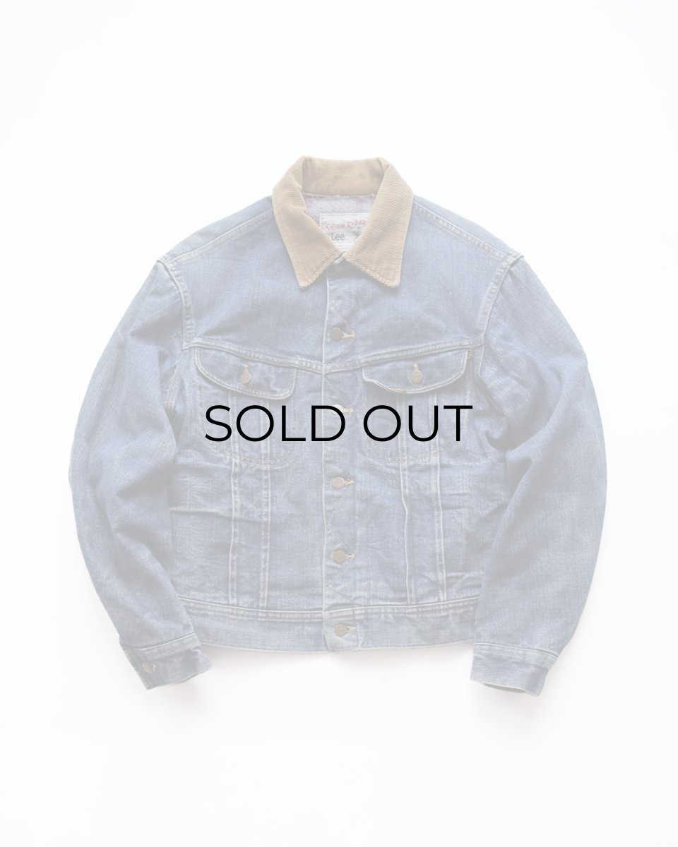 画像1: 70's-80's Lee 220LJ "STORM RIDER" DENIM STRIPE BLANKET LINING JACKET (1)
