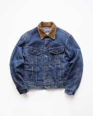 画像1: 70's-80's Lee 220LJ "STORM RIDER" DENIM STRIPE BLANKET LINING JACKET (1)