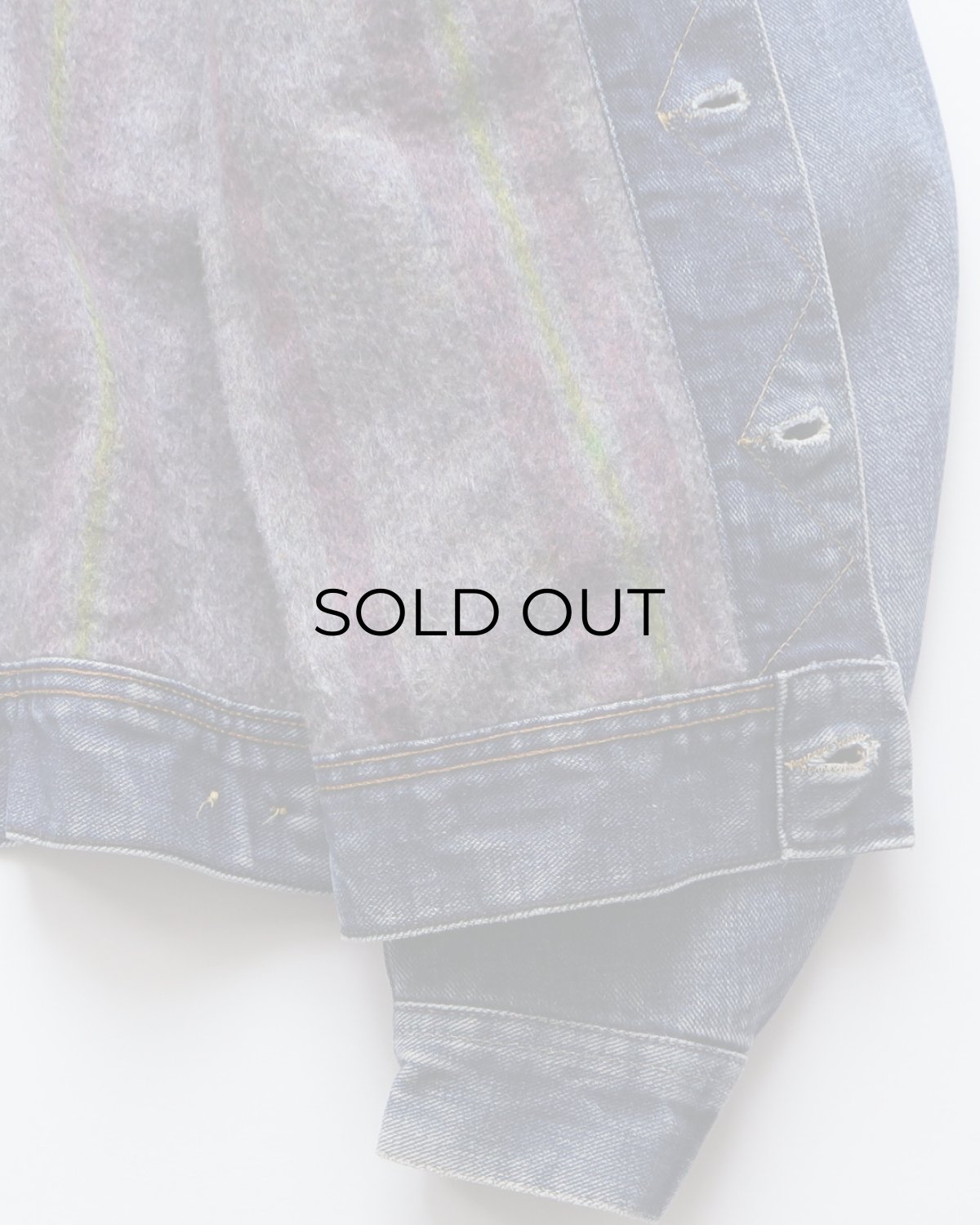 画像8: 70's-80's Lee 220LJ "STORM RIDER" DENIM STRIPE BLANKET LINING JACKET (8)