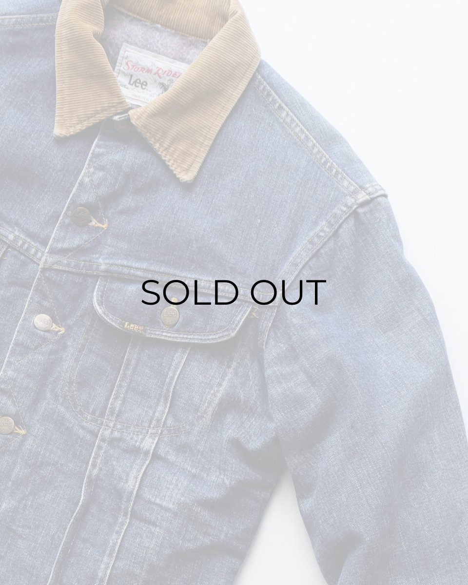 画像4: 70's-80's Lee 220LJ "STORM RIDER" DENIM STRIPE BLANKET LINING JACKET (4)