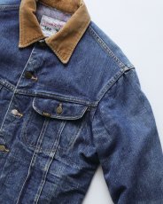 画像4: 70's-80's Lee 220LJ "STORM RIDER" DENIM STRIPE BLANKET LINING JACKET (4)