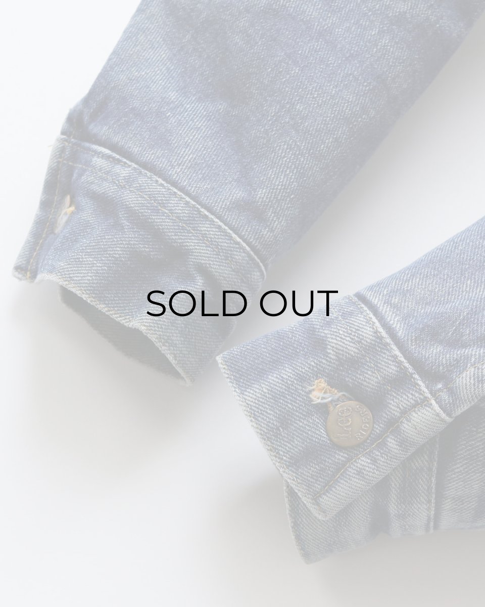 画像13: 70's-80's Lee 220LJ "STORM RIDER" DENIM STRIPE BLANKET LINING JACKET (13)