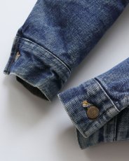 画像13: 70's-80's Lee 220LJ "STORM RIDER" DENIM STRIPE BLANKET LINING JACKET (13)
