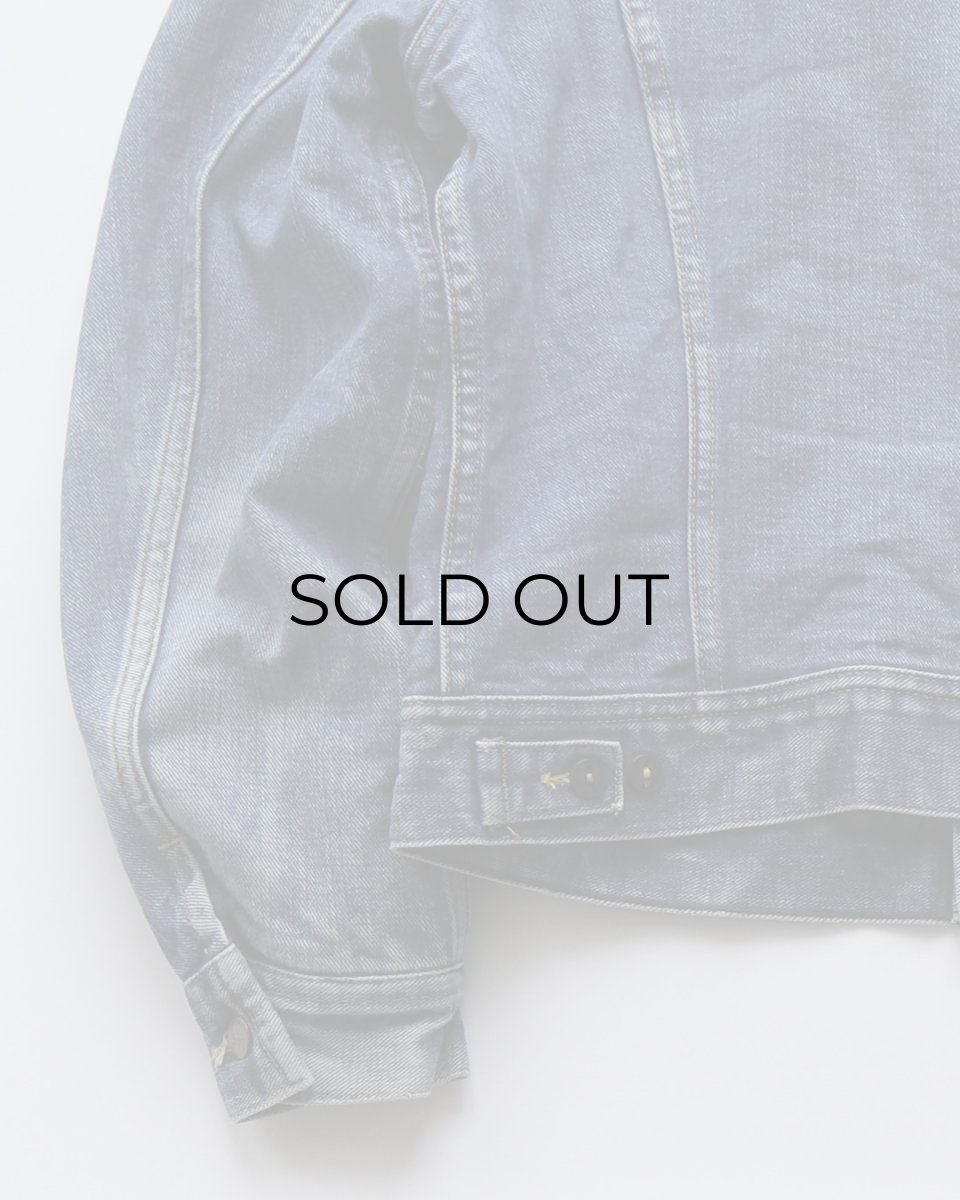 画像6: 70's-80's Lee 220LJ "STORM RIDER" DENIM STRIPE BLANKET LINING JACKET (6)