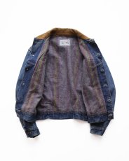 画像2: 70's-80's Lee 220LJ "STORM RIDER" DENIM STRIPE BLANKET LINING JACKET (2)