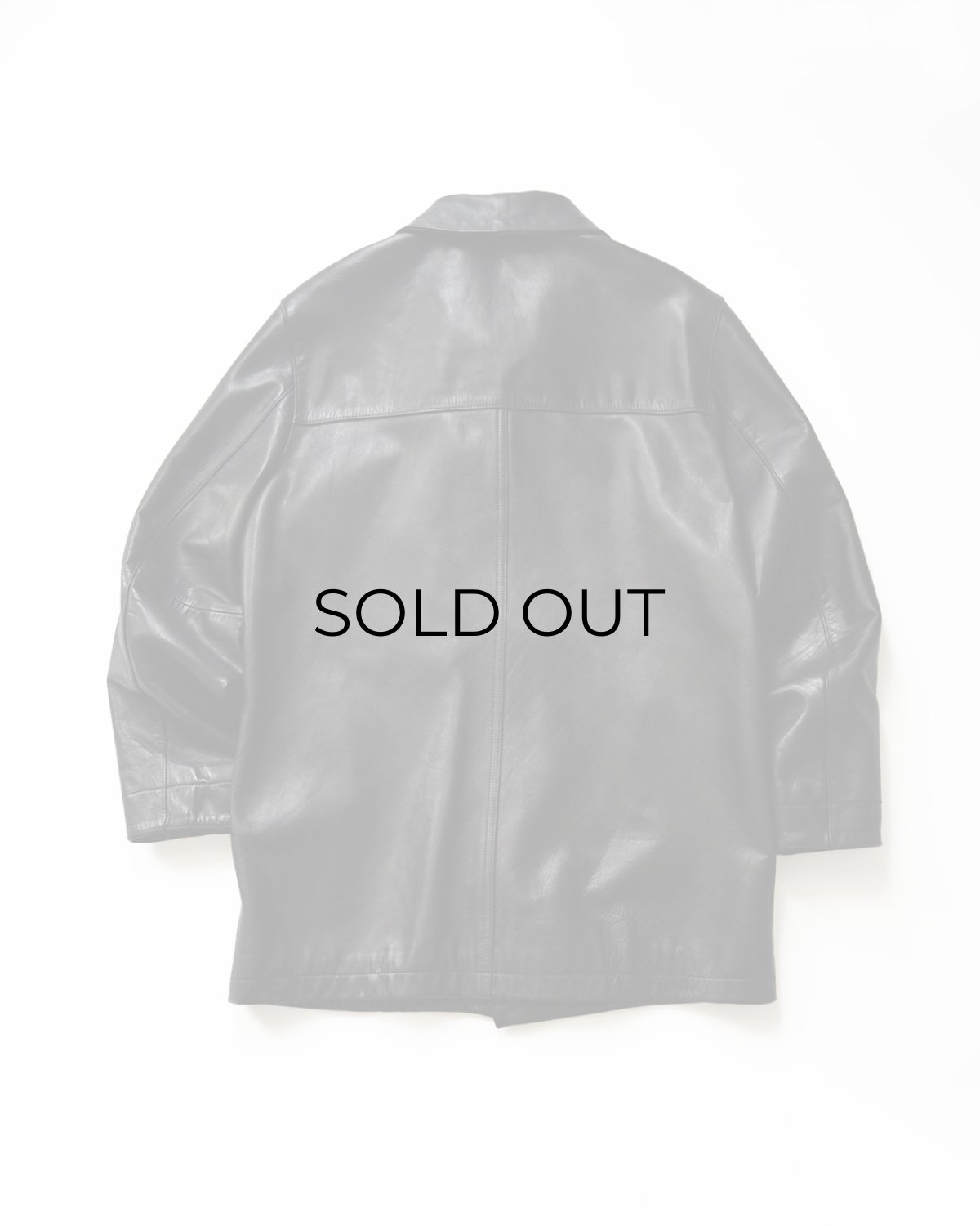 画像3: 90's BANANA REPUBLIC LEATHER CAR COAT (3)