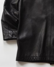 画像7: 90's BANANA REPUBLIC LEATHER CAR COAT (7)