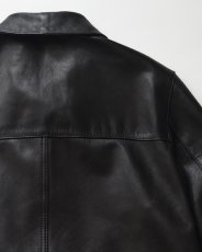 画像6: 90's BANANA REPUBLIC LEATHER CAR COAT (6)