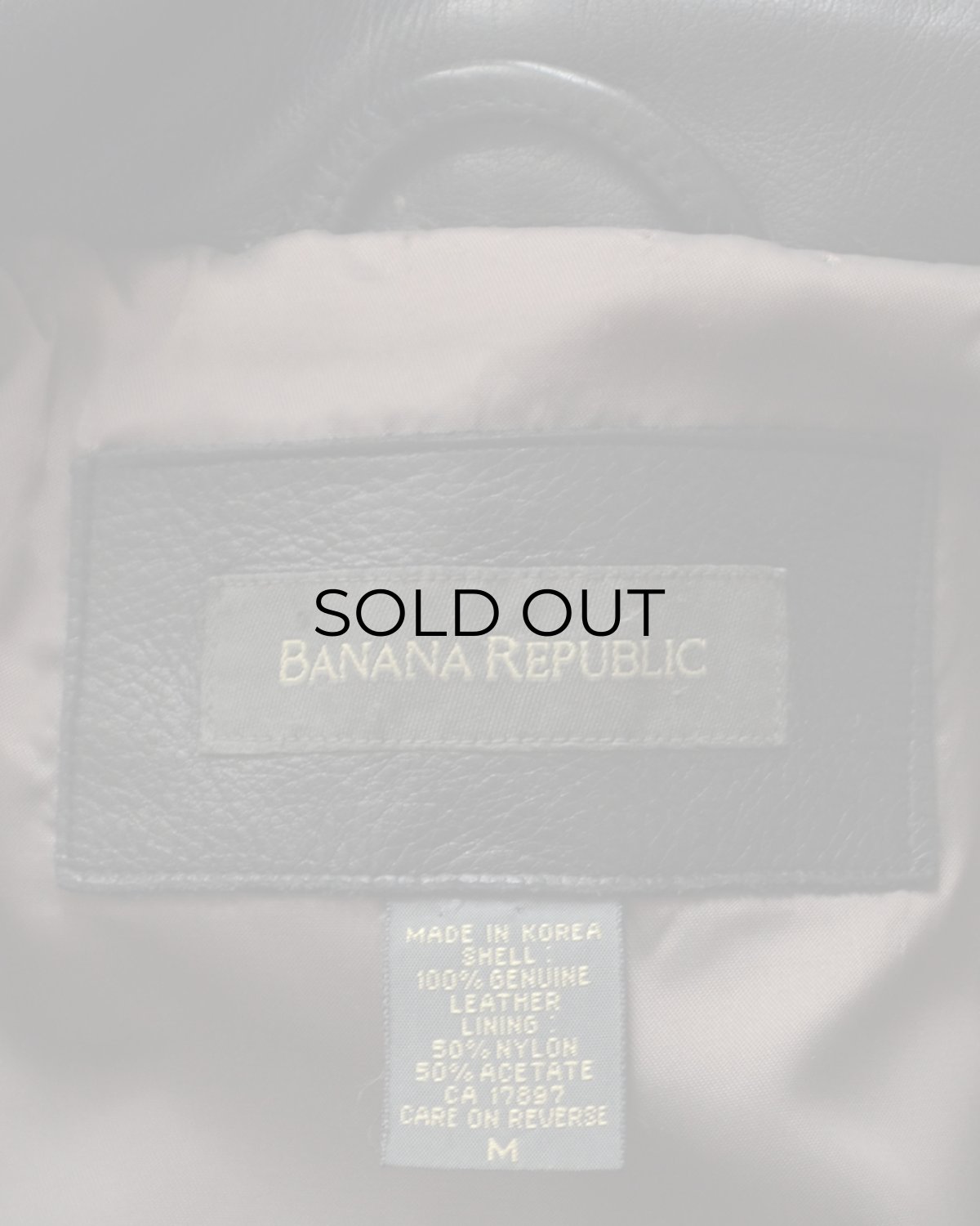 画像8: 90's BANANA REPUBLIC LEATHER CAR COAT (8)