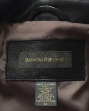 画像8: 90's BANANA REPUBLIC LEATHER CAR COAT (8)