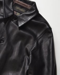 画像4: 90's BANANA REPUBLIC LEATHER CAR COAT (4)
