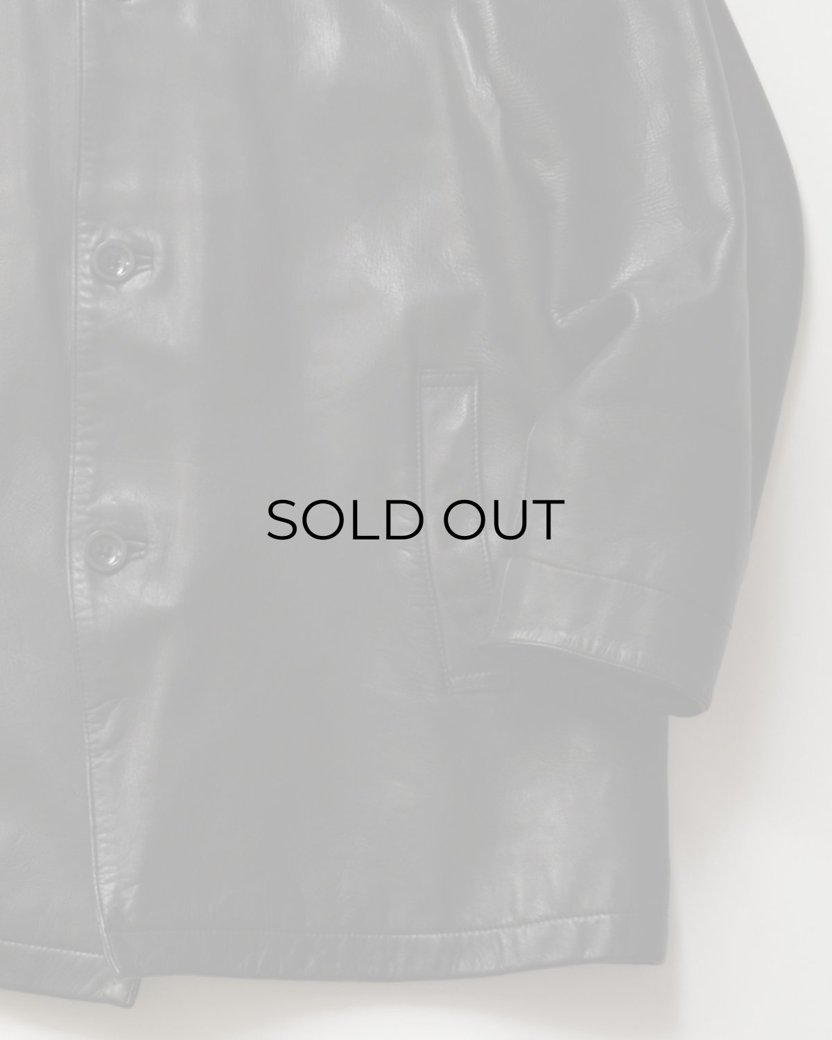 画像5: 90's BANANA REPUBLIC LEATHER CAR COAT (5)