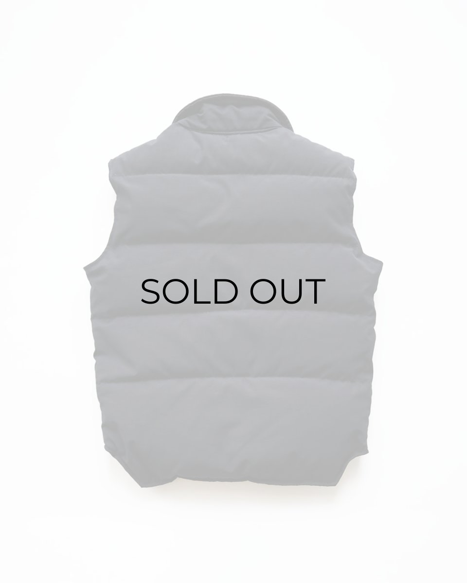 画像3: 80's WILLIAM BARRY NYLON SNAP DOWN VEST "MADE IN USA" (3)