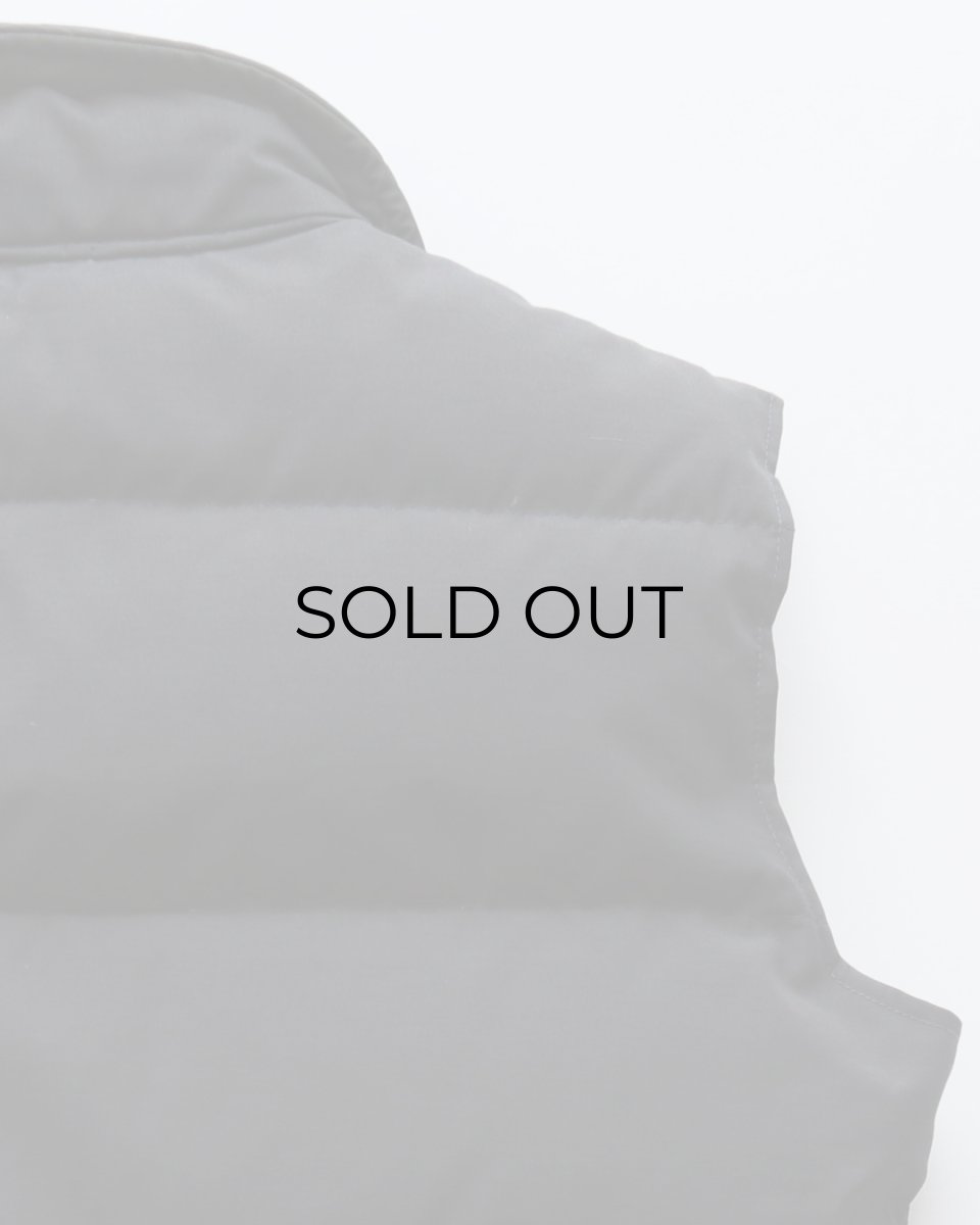 画像6: 80's WILLIAM BARRY NYLON SNAP DOWN VEST "MADE IN USA" (6)