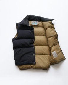 画像2: 80's WILLIAM BARRY NYLON SNAP DOWN VEST "MADE IN USA" (2)