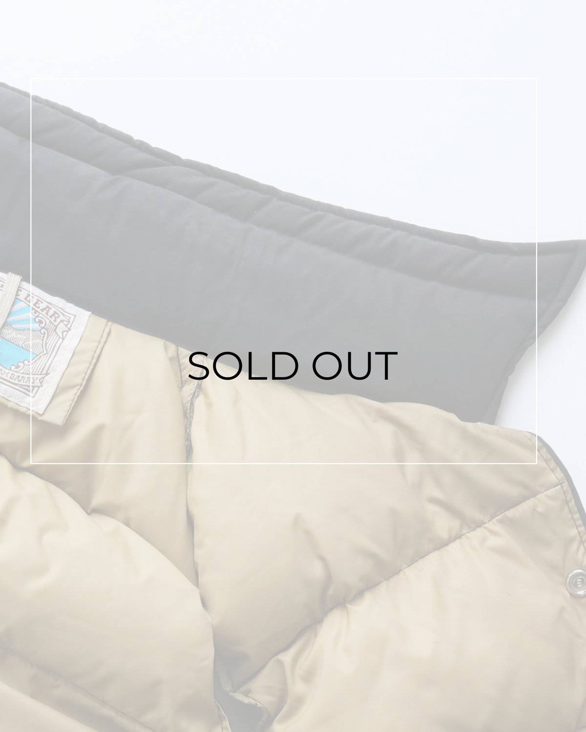 画像12: 80's WILLIAM BARRY NYLON SNAP DOWN VEST "MADE IN USA" (12)