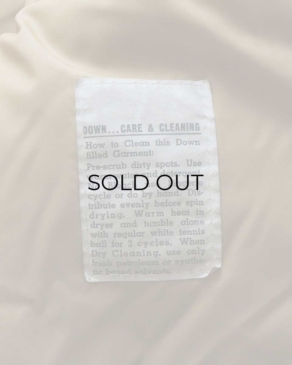 画像8: 80's WILLIAM BARRY NYLON SNAP DOWN VEST "MADE IN USA" (8)