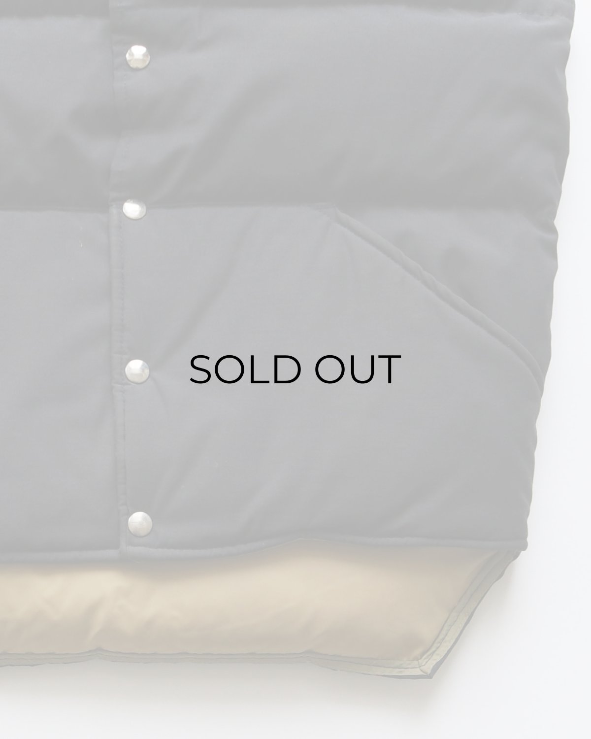 画像5: 80's WILLIAM BARRY NYLON SNAP DOWN VEST "MADE IN USA" (5)