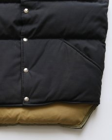 画像5: 80's WILLIAM BARRY NYLON SNAP DOWN VEST "MADE IN USA" (5)