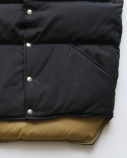 画像5: 80's WILLIAM BARRY NYLON SNAP DOWN VEST "MADE IN USA" (5)