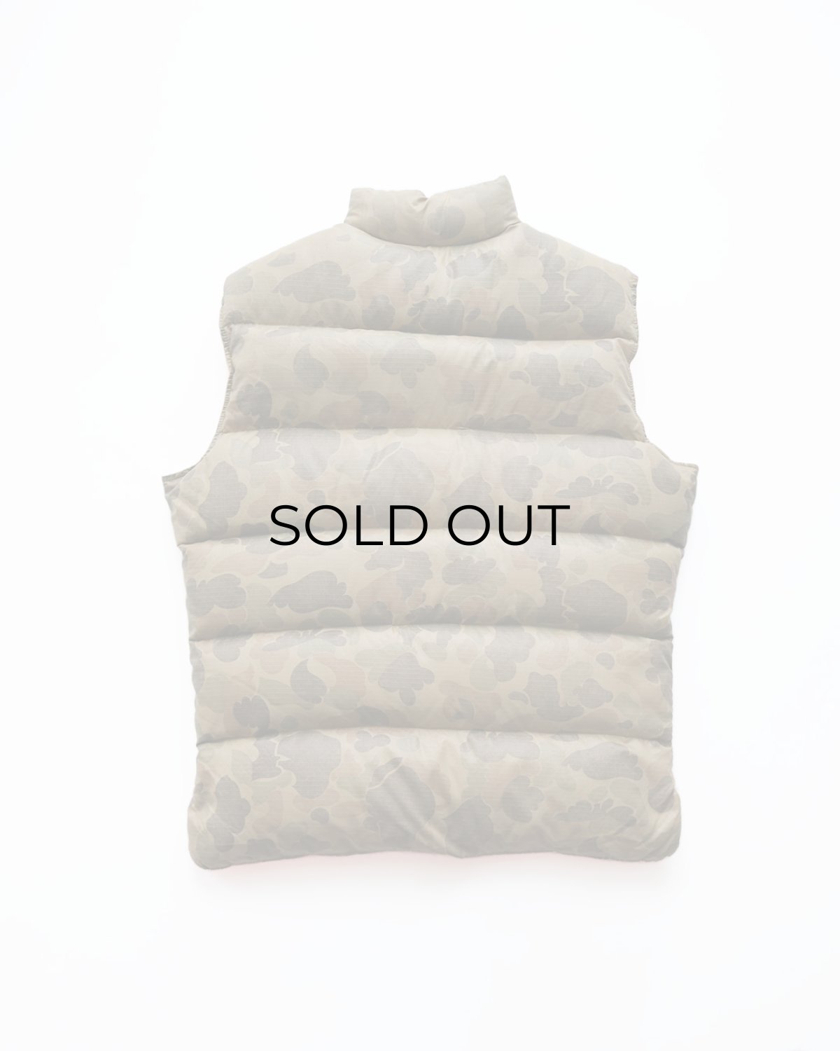 画像3: 〜80's 10X RIP-STOP NYLON PRINT DUCK HUNTER CAMOUFLAGE ZIP DOWN VEST "MADE IN USA" (3)