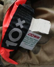 画像8: 〜80's 10X RIP-STOP NYLON PRINT DUCK HUNTER CAMOUFLAGE ZIP DOWN VEST "MADE IN USA" (8)