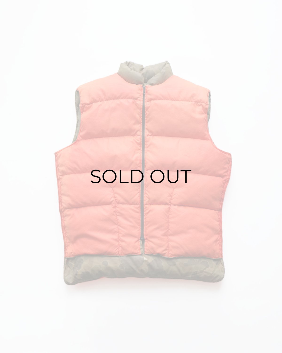 画像11: 〜80's 10X RIP-STOP NYLON PRINT DUCK HUNTER CAMOUFLAGE ZIP DOWN VEST "MADE IN USA" (11)