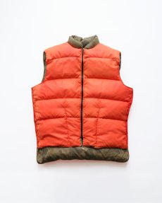 画像11: 〜80's 10X RIP-STOP NYLON PRINT DUCK HUNTER CAMOUFLAGE ZIP DOWN VEST "MADE IN USA" (11)