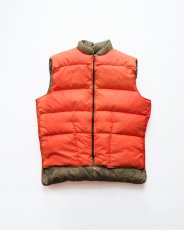 画像11: 〜80's 10X RIP-STOP NYLON PRINT DUCK HUNTER CAMOUFLAGE ZIP DOWN VEST "MADE IN USA" (11)