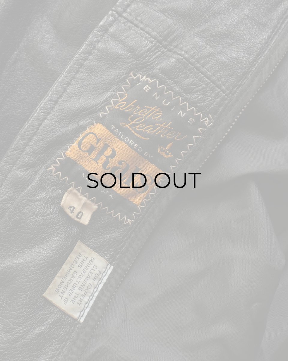 画像7: 60's GRaIS "Cabretta Leather" CAR COAT (7)