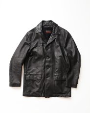 画像1: 60's McGREGOR LEATHER CAR COAT with BOA LINER (1)
