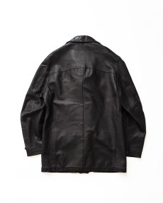 画像4: 60's McGREGOR LEATHER CAR COAT with BOA LINER (4)