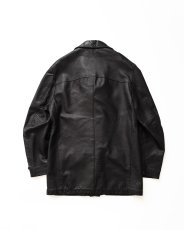 画像4: 60's McGREGOR LEATHER CAR COAT with BOA LINER (4)