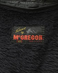 画像9: 60's McGREGOR LEATHER CAR COAT with BOA LINER (9)