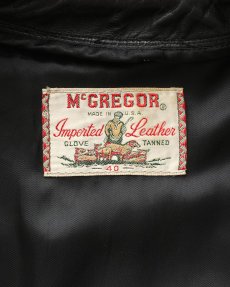 画像10: 60's McGREGOR LEATHER CAR COAT with BOA LINER (10)